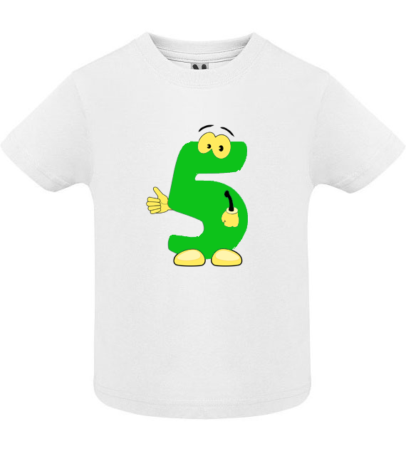 Dětské tričko, zelená postavička 5